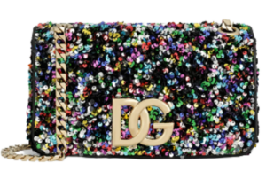 Túi Dolce & Gabbana Multi-colored Sequined 3.5 Shoulder Bag BB7127AY0918B015