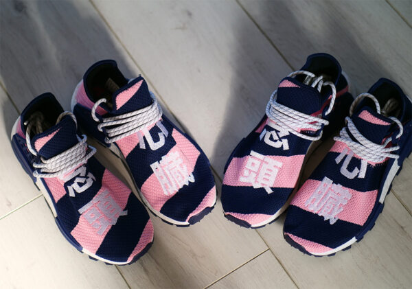 Giày Adidas NMD Hu Pharrell x Billionaire Boys Club Navy Pink G26277 - Ảnh 3