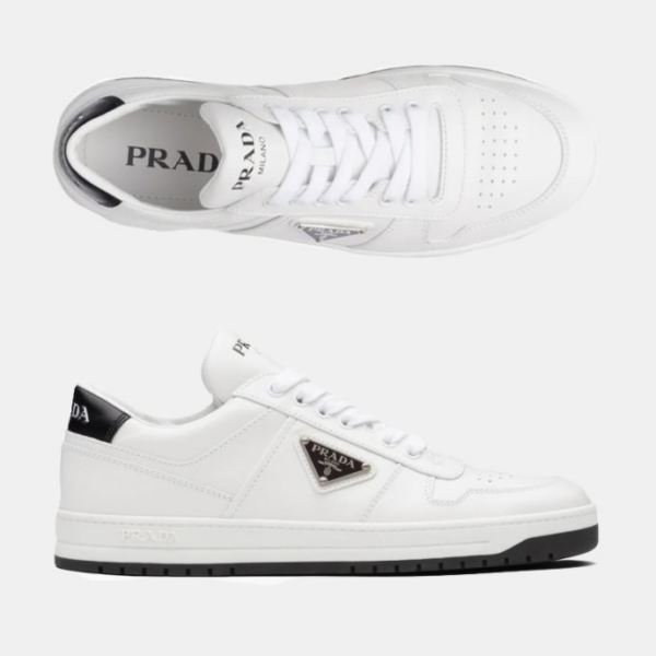 Giày Prada Logo Brushed 'White' 1E941M 3F0E F0964 - Ảnh 4