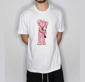 Alternative view of KAWS x Uniqlo Pink BFF Tee White KW-UPKBFFTWH