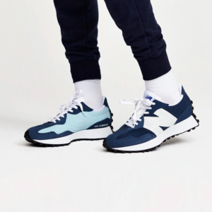 Giay New Balance 327 Natural 'Indigo Blue White' MS327LJ1