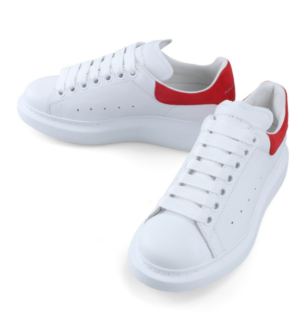 Giày Alexander McQueen Wmns Oversized Sneaker 'White Red' 462214-WHGP7-9676 - Ảnh 6