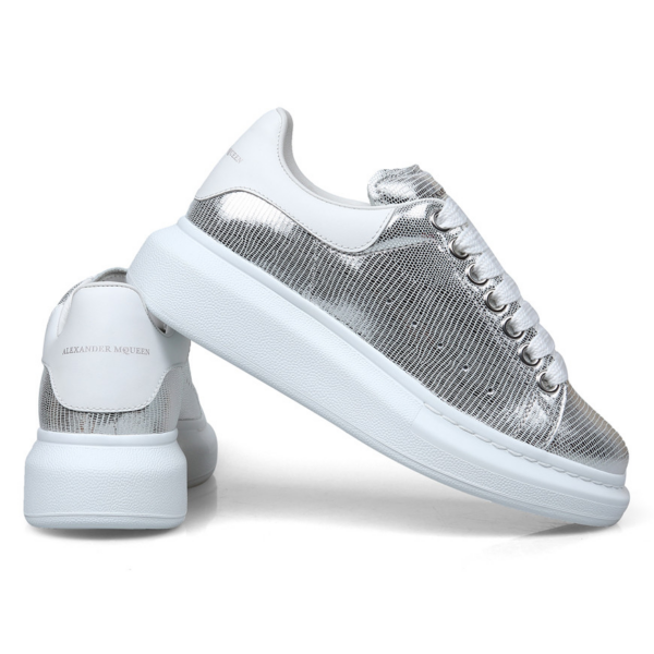Giày  Alexander McQueen Wmns Oversized Sneaker 462214 WHS11 8113 - Ảnh 3
