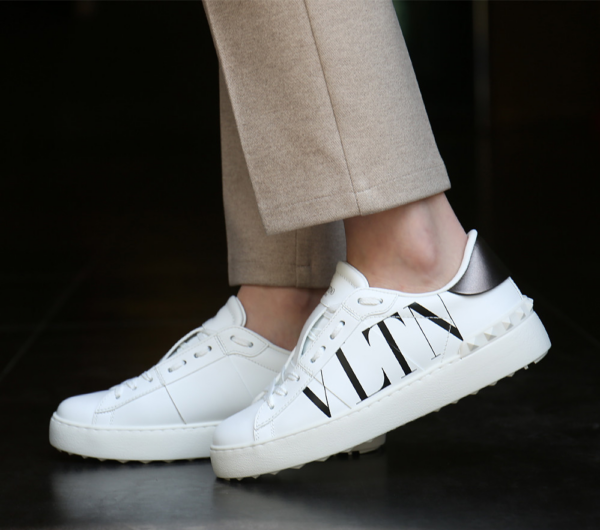 Giày Valentino Logo Open Sneakers TW2S0781 PST A01 - Ảnh 5