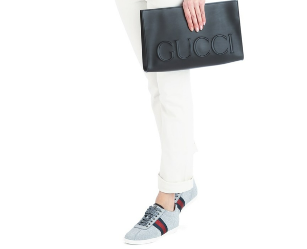 Giày Gucci Wmns Web Sneaker 'Glitter Studs' 419544-KW040-8162 - Ảnh 3