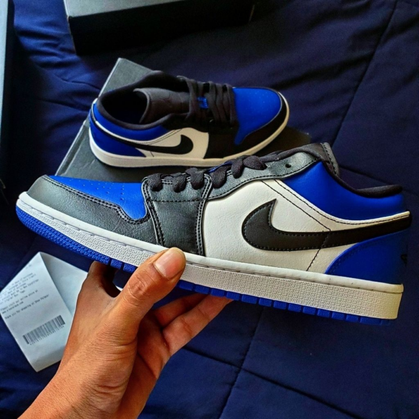 Giày Nike Air Jordan 1 Low GS 'Royal Toe' CQ9486-400 - Ảnh 3