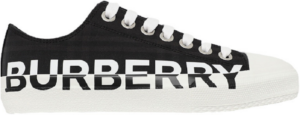 Giày Burberry Larkhall Low Top Lace Up Sneakers In Black 8045845