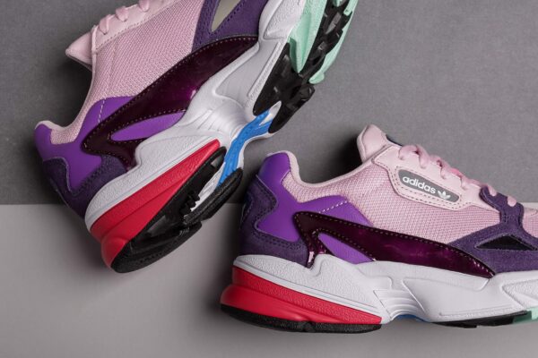 Giày Adidas Wmns Falcon 'Clear Pink Purple' BD7825 - Ảnh 4