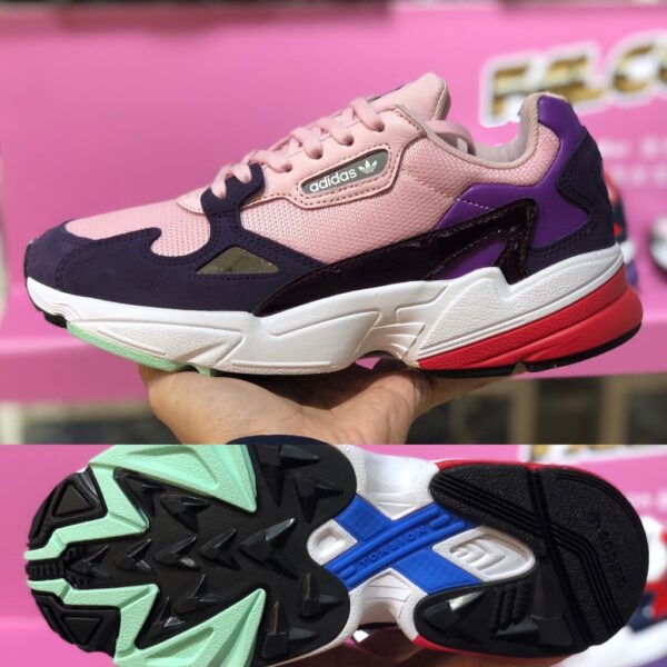 Giày Adidas Wmns Falcon 'Clear Pink Purple' BD7825 - Ảnh 3