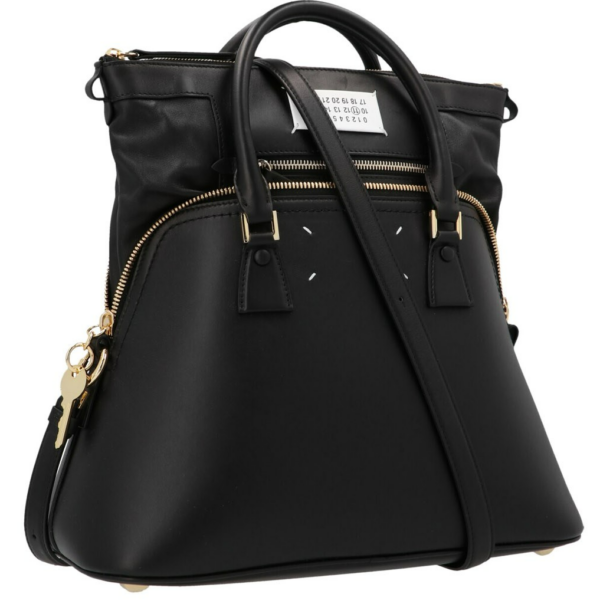 Túi Maison Margiela Women's Black Leather HandBag S56WG0093P4303T8013 - Ảnh 2