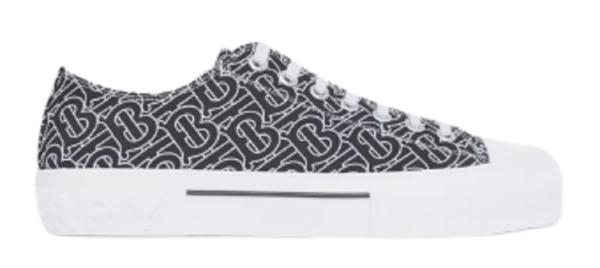 Giày Burberry Monogram Print Cotton 'Black White' 80498801