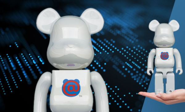 Mô Hình Bearbrick 20th Anniv 1st Model White Chrome - Ảnh 3