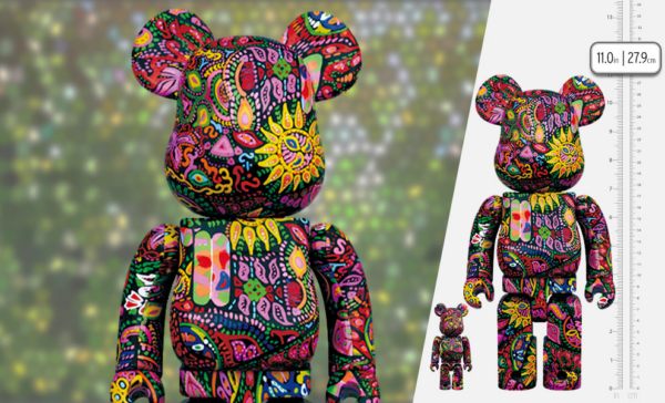 Mô Hình Bearbrick Psychedelic Paisley - Ảnh 2