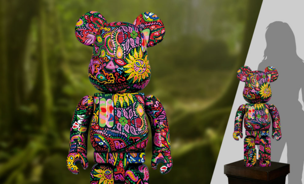 Mô Hình Bearbrick Psychedelic Paisley - Ảnh 3