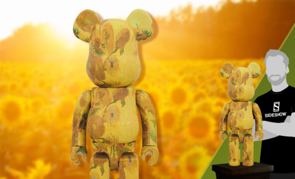 Mô Hình Bearbrick Van Gogh Museum Sunflowers - Ảnh 4