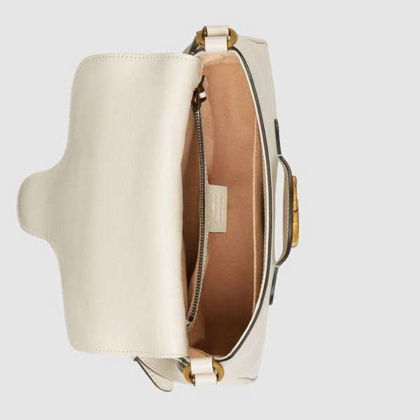Túi Gucci Double G Messenger Shoulder Bag 'White' ‎648934-1U10T-9022 - Ảnh 4