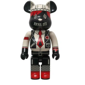 Mô Hình Bearbrick Anna Sui Red & Beige