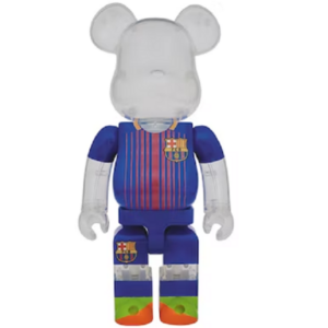 Alternative view of Mô Hình Bearbrick FCB Clear 100% & 400%