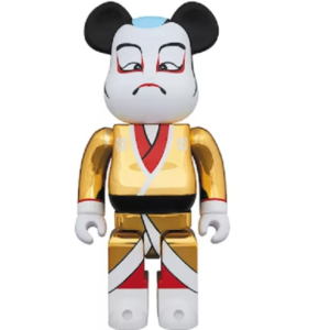 Mo Hinh Bearbrick Kabuki 400% Gold