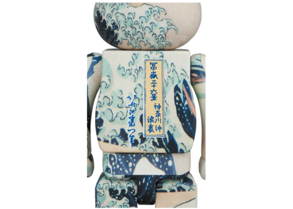 Mô Hình Bearbrick Katsushika Hokusai (Kanagawa Okinami Ura) - Ảnh 2