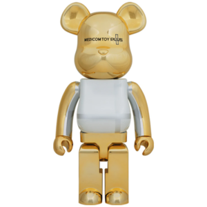Mô Hình Bearbrick Medicom Toy Plus Gold Chrome 1000%