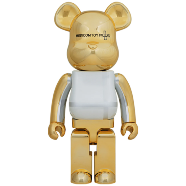 Mô Hình Bearbrick Medicom Toy Plus Gold Chrome 1000%