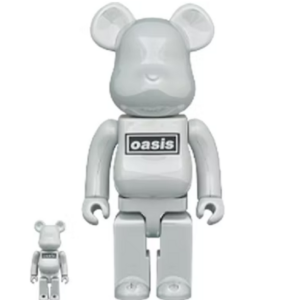 Mo Hinh Bearbrick Oasis 100% & 400% White Crome
