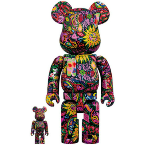 Mô Hình Bearbrick Psychedelic Paisley