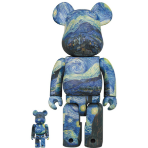 Mô Hình Bearbrick Vincent van Gogh The Starry Night