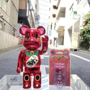 Mo Hinh Bearbrick Neko Red Chrome 400%