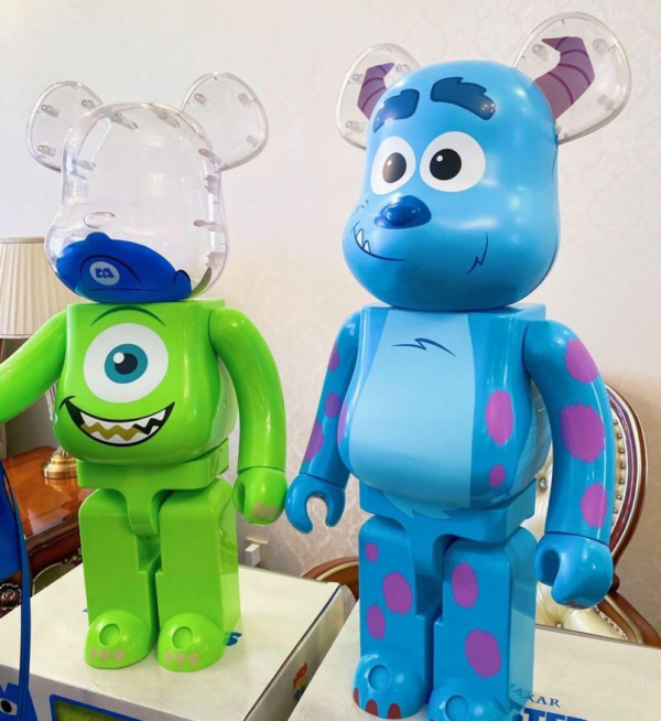Mô hình Bearbrick x Monster x Mike 100% + 400% & 1000% - Ảnh 2