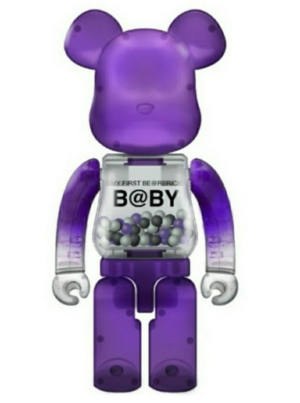 Mô Hình Bearbrick Macau 2020 WF Fashion My First B@by Purple