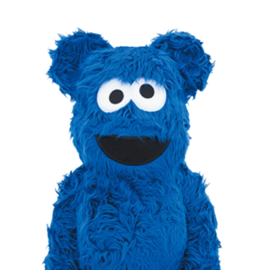 Alternative view of Mô Hình Bearbrick Jean Cookie Monster Costume Version