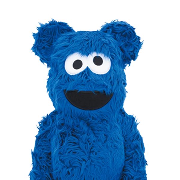 Mô Hình Bearbrick Jean Cookie Monster Costume Version - Ảnh 2