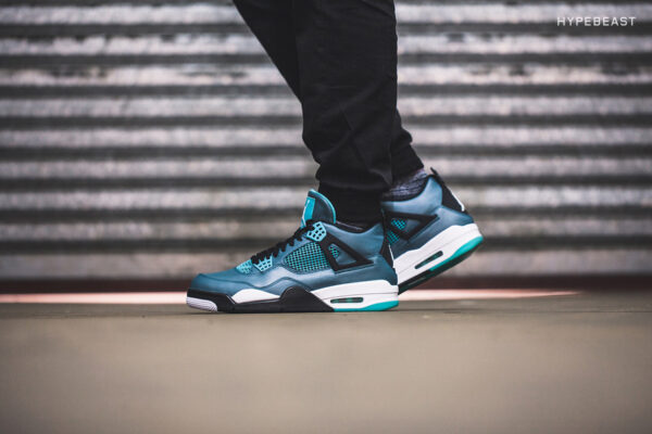 Giày Nike Air Jordan 4 Retro 30th 'Teal' 705331-330 - Ảnh 2