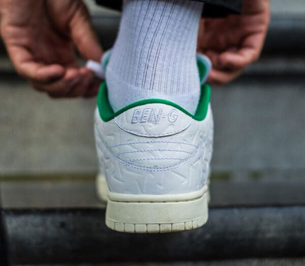 Giày Nike Ben-G x Dunk SB Low 'Lucid Green'  CU3846-100 - Ảnh 3