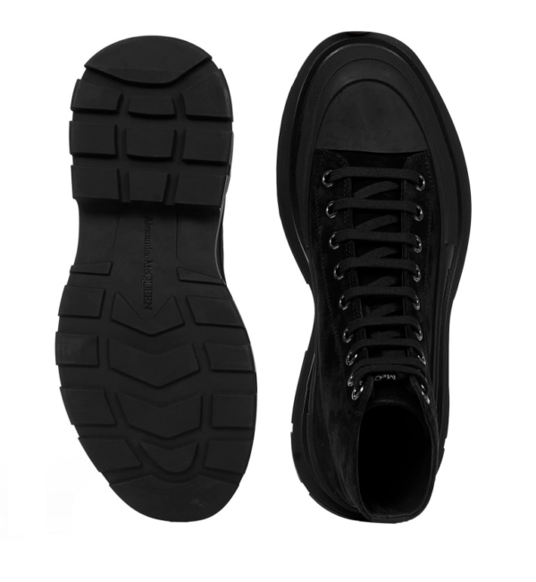 Giày Alexander McQueen Tread Slick Boots 'Black' 627206-WHBGU-1081 - Ảnh 2