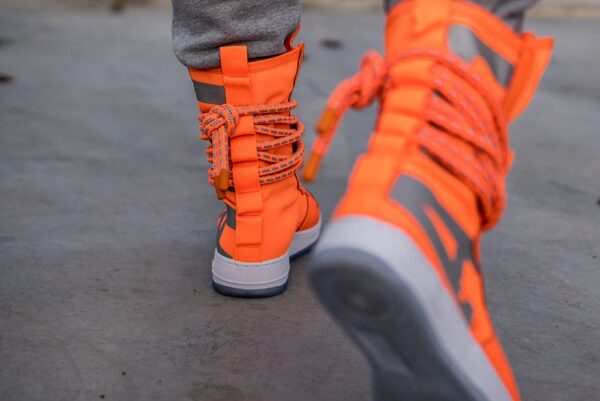 Giày Nike SF Air Force 1 High "Total Orange" AA1128-800 - Ảnh 5