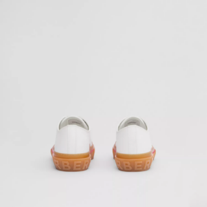 Alternative view of Giày Burberry Logo Detail Cotton 'White' 80523431