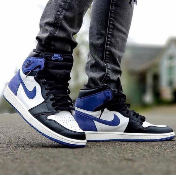 Giày Nike Air Jordan 1 Retro High OG 'Blue Moon' 555088-115 - Ảnh 2