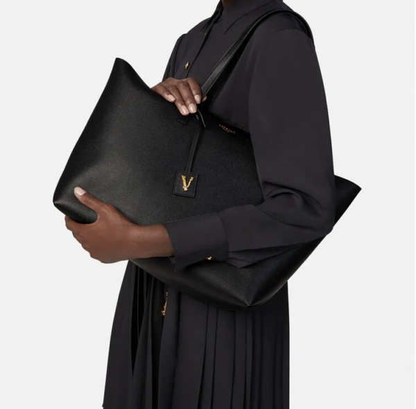 Túi Versace Virtus Tote Black DBFH818-DV3GRN-KVO41 - Ảnh 2
