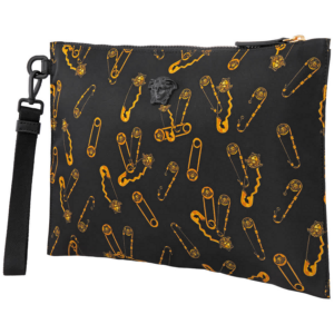 Ví Versace Pin Print Pouch 'Black' DP85102-DNY13-DNONH