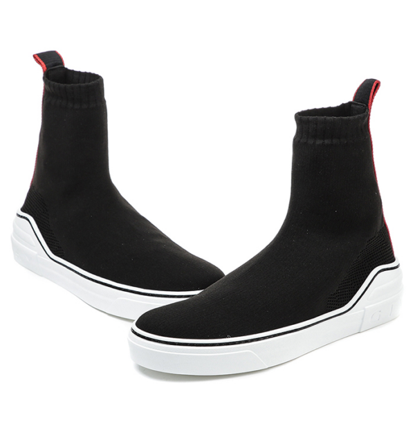 Giày Givenchy Logo Embroidered Patch Socks High-Top Sneakers BH000TH01Q-004 - Ảnh 3