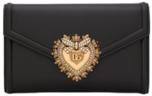 Túi Dolce & Gabbana Calfskin Devotion Mini Bag Black BI2931AV89380999