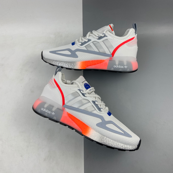 Giày Adidas ZX 2K Boost 'White Metallic Silver' FY5725 - Ảnh 3