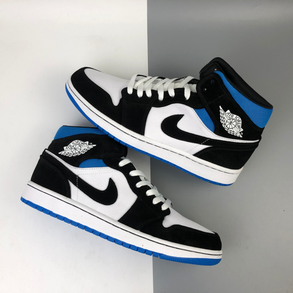 Giày Nike Wmns Air Jordan 1 Mid 'University Blue' BQ6472-102 - Ảnh 3