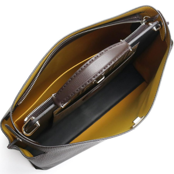 Túi Fendi Peekaboo Essential Brown Leather Bag 'Brown' 7VA476-A91A-F1CJ2 - Ảnh 3