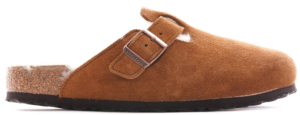 Dep Birkenstock Boston Shearling Suede 'Leather Mink' 1001140