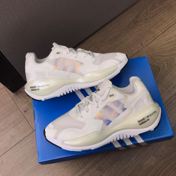 Giày Adidas Wmns ZX Alkyne 'White Iridescent' FY3026 - Ảnh 4