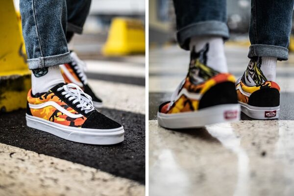 Giày Vans Old Skool 'Pop Camo Orange' VN0A38G1RK3 - Ảnh 2